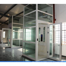 Luxo de vidro panorâmico interior pequena sala de máquinas elevador, villa elevador, elevador para casa, preço barato a partir de China fabricante